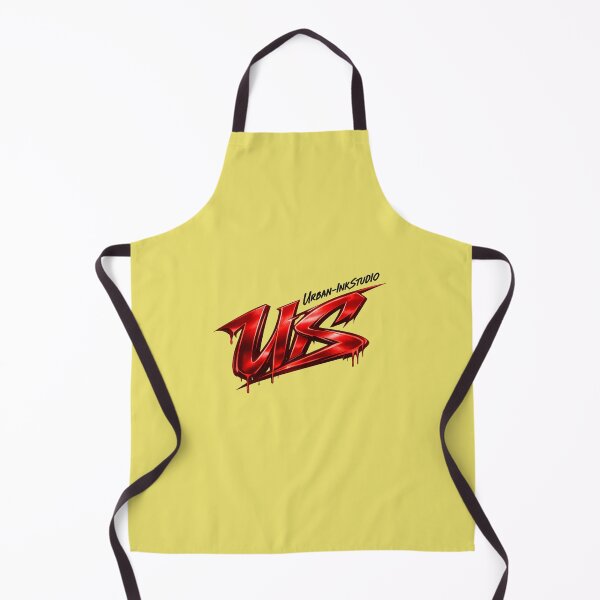 Item preview, UIS Official Red Chrome Logo - Urban Ink-Studio Graffiti Emblem designed and sold by Urban-InkStudio.