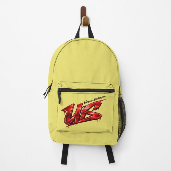 Item preview, UIS Official Red Chrome Logo - Urban Ink-Studio Graffiti Emblem designed and sold by Urban-InkStudio.