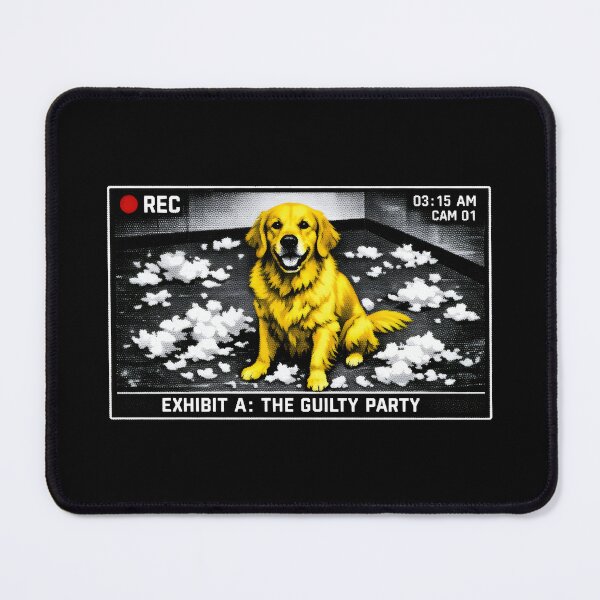 Item preview, Guilty Golden Retriever Dog Funny Pet Exhibit A designed and sold by SplashTastic.