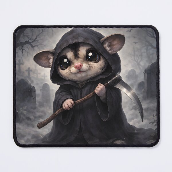 Item preview, Sugar Death – Cute Grim Reaper Sugar Glider designed and sold by OneStepFromArt.
