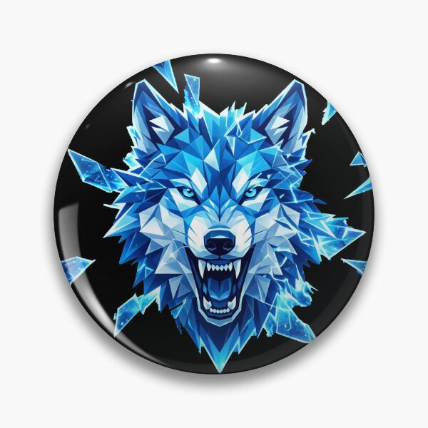 Item preview, Energy Wolf Burst designed and sold by Stickersdevelop.