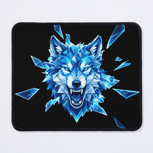 Item preview, Energy Wolf Burst designed and sold by Stickersdevelop.
