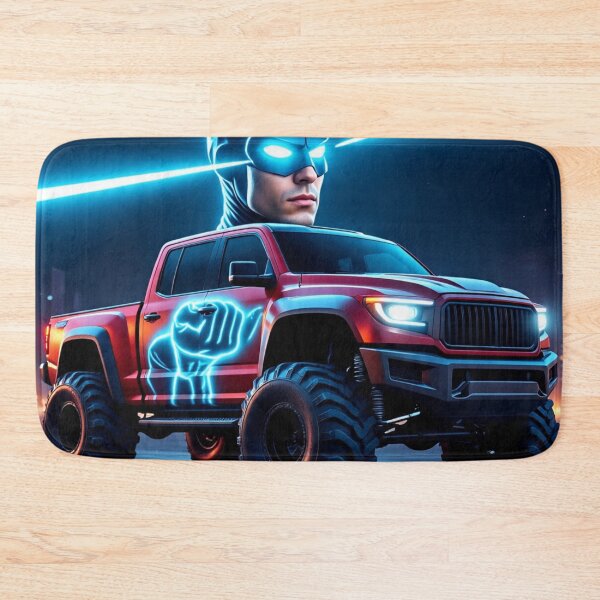 Item preview, Monster truck 4x4 Off road superhero truck designed and sold by TOCOCLAWS.