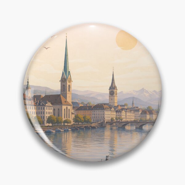 Item preview, Zurich Minimal Design – Modern Switzerland Aesthetic designed and sold by ArtYouFeel.
