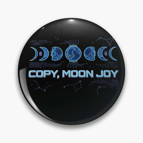 Item preview, Copy Moon Joy T-Shirt – Futuristic Moon Phase Graphic Tee, Cyber Aesthetic Space Shirt designed and sold by ZyxDes.