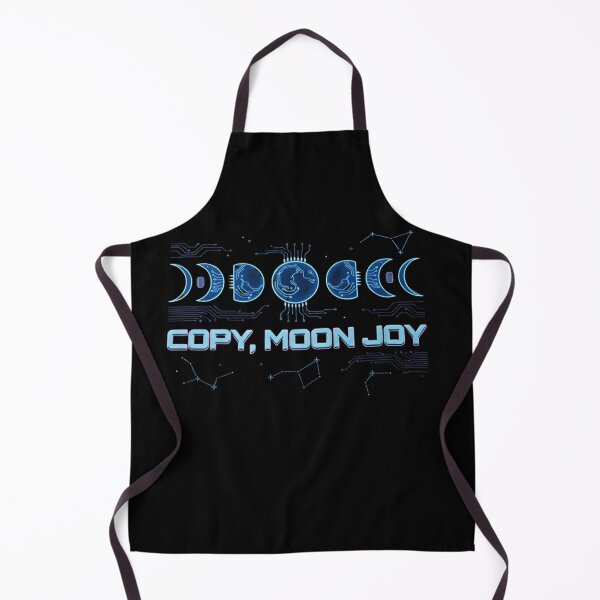 Item preview, Copy Moon Joy T-Shirt – Futuristic Moon Phase Graphic Tee, Cyber Aesthetic Space Shirt designed and sold by ZyxDes.