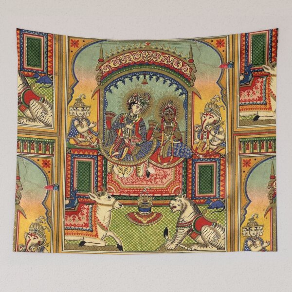 Item preview, Vintage Indian Art Painting designed and sold by thelivingrp.