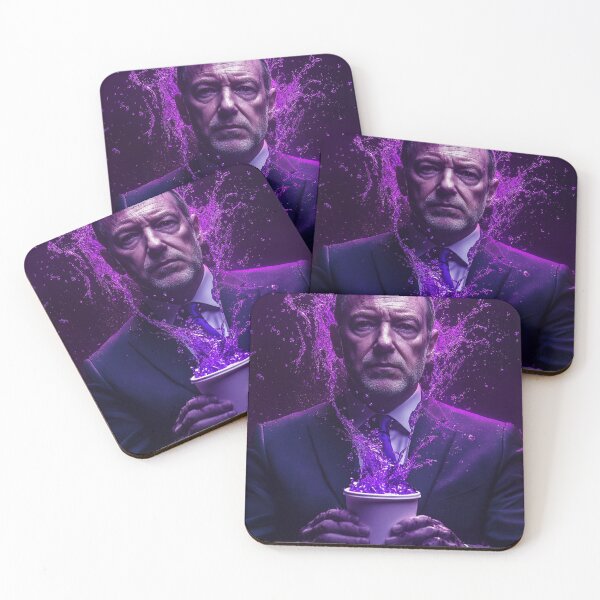 Item preview, Frank Underwood Purple Drink Pop Culture Art designed and sold by WockWave.
