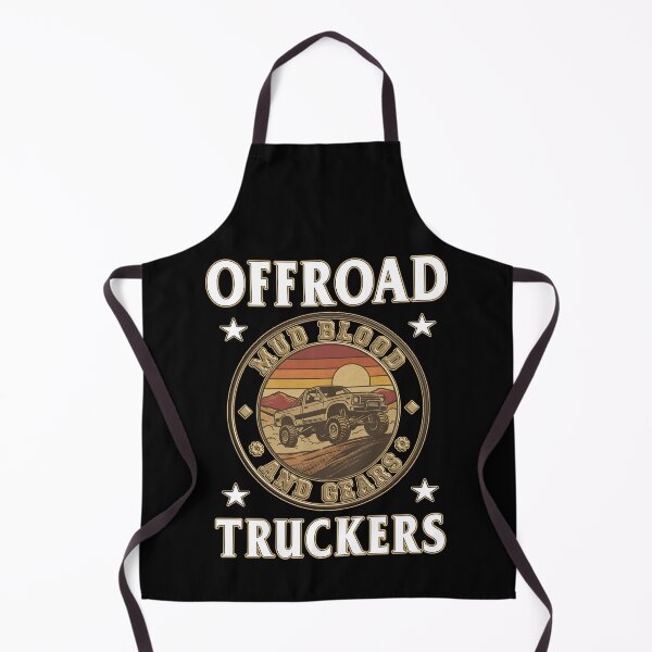 Item preview, Offroad Truckers - Mud Blood and Gears Retro 4x4 Truck Sunset Freedom designed and sold by Jt41.