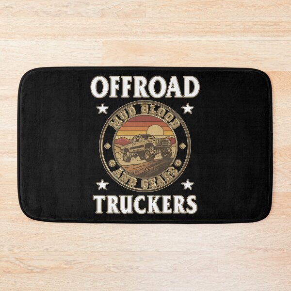 Item preview, Offroad Truckers - Mud Blood and Gears Retro 4x4 Truck Sunset Freedom  designed and sold by Jt41.
