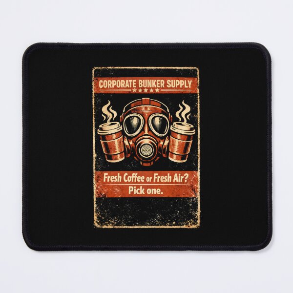 Item preview, Dystopian Coffee Lover Dark Humor Corporate Bunker designed and sold by SplashTastic.