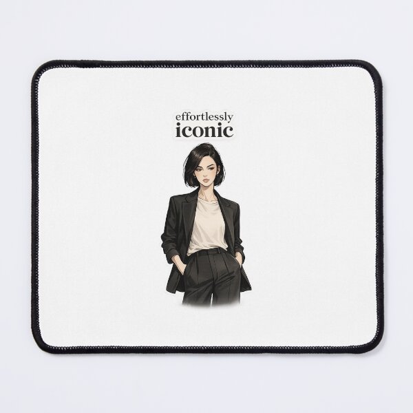 Item preview, Effortlessly Iconic – Quiet Luxury Fashion Girl Sticker | Minimalist Model Off-Duty Aesthetic designed and sold by VNyA.