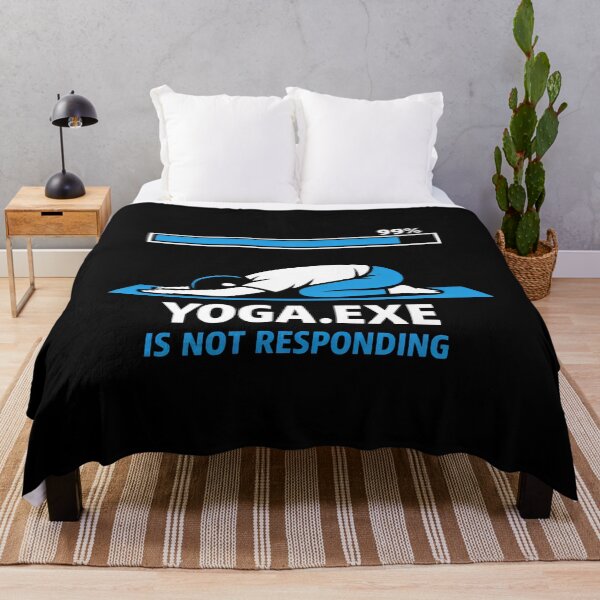 Item preview, Yoga Fitness Humor Programmer System Error designed and sold by SplashTastic.