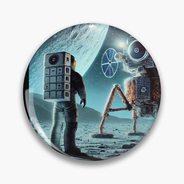 Item preview, Space Communication: Retro Future Astronaut designed and sold by Dogandesighn.