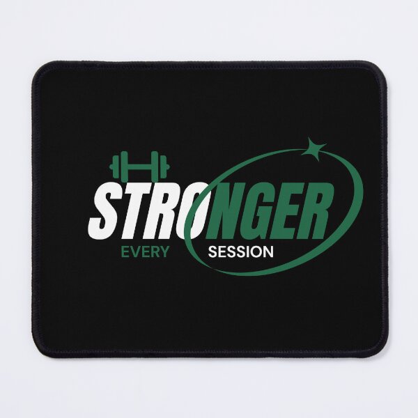 Item preview, Stronger Every Session Bodybuilding Gym Art designed and sold by LoudVictory.