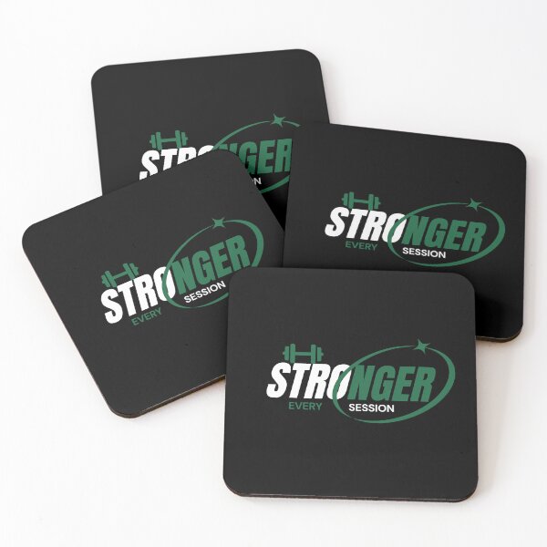 Item preview, Stronger Every Session Bodybuilding Gym Art designed and sold by LoudVictory.