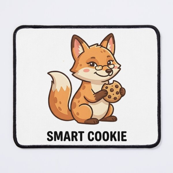 Item preview, Cute Fox Smart Cookie Kids T-Shirt – Funny Clever Fox Cartoon designed and sold by DIRTYSKETCHH.
