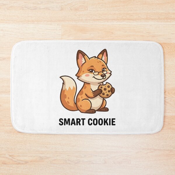 Item preview, Cute Fox Smart Cookie Kids T-Shirt – Funny Clever Fox Cartoon designed and sold by DIRTYSKETCHH.