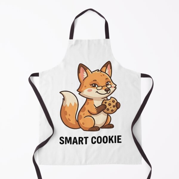 Item preview, Cute Fox Smart Cookie Kids T-Shirt – Funny Clever Fox Cartoon designed and sold by DIRTYSKETCHH.