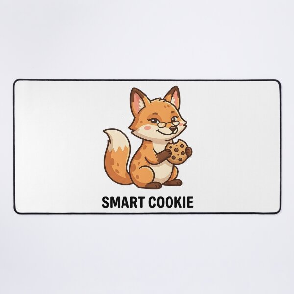 Item preview, Cute Fox Smart Cookie Kids T-Shirt – Funny Clever Fox Cartoon designed and sold by DIRTYSKETCHH.