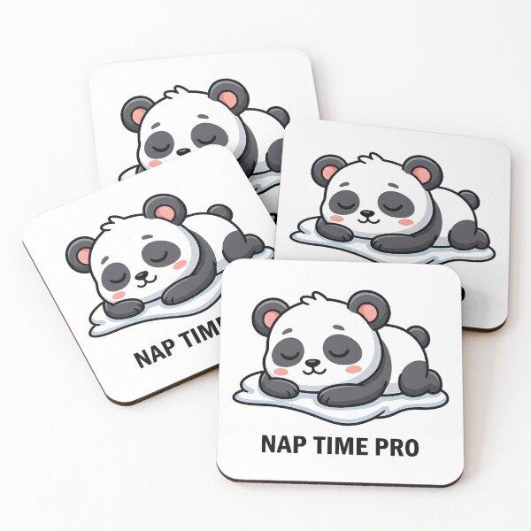 Item preview, Cute Panda Nap Time Pro Kids T-Shirt – Funny Sleepy Panda Cartoon designed and sold by DIRTYSKETCHH.