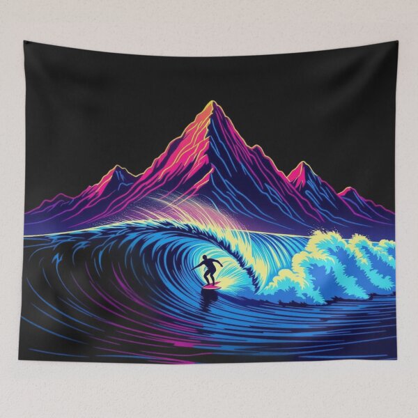 Item preview, ocean wave and mountain designed and sold by JackFreestone.