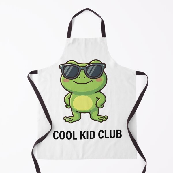 Item preview, Cool Frog Cool Kid Club Kids T-Shirt – Funny Frog Cartoon designed and sold by DIRTYSKETCHH.