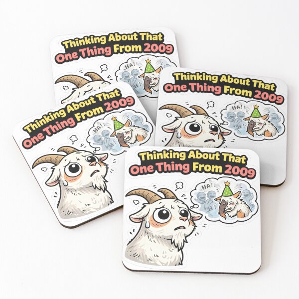 Item preview, Anxious Goat Funny Overthinking Gift Sticker designed and sold by Gentlestate.