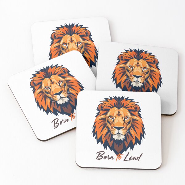 Item preview, Fearless Leader Geometric Lion designed and sold by Anantha's Studio.