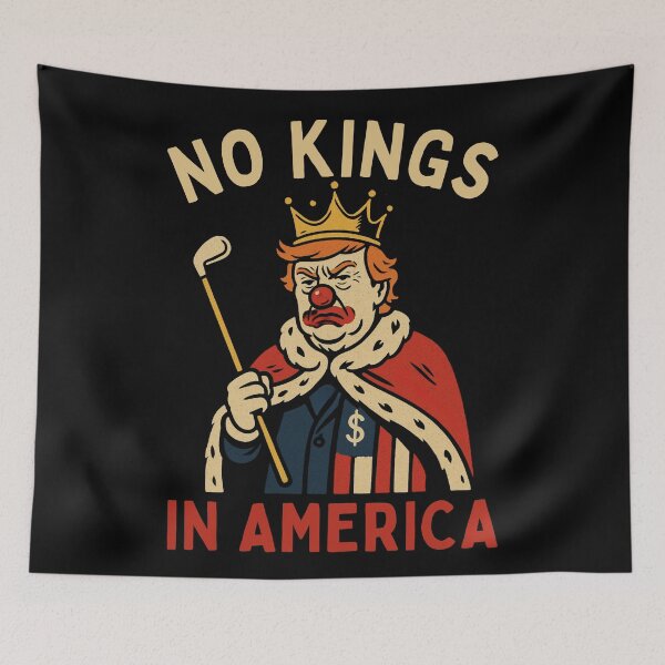 Item preview, No Kings In America | Anti-Trump | No Kings Day Protest designed and sold by Anniko Art Studio.