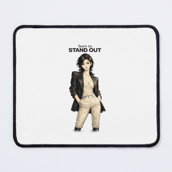 Item preview, Born To Stand Out – Bold Fashion Girl Sticker | Confident Power Aesthetic Statement Art designed and sold by VNyA.