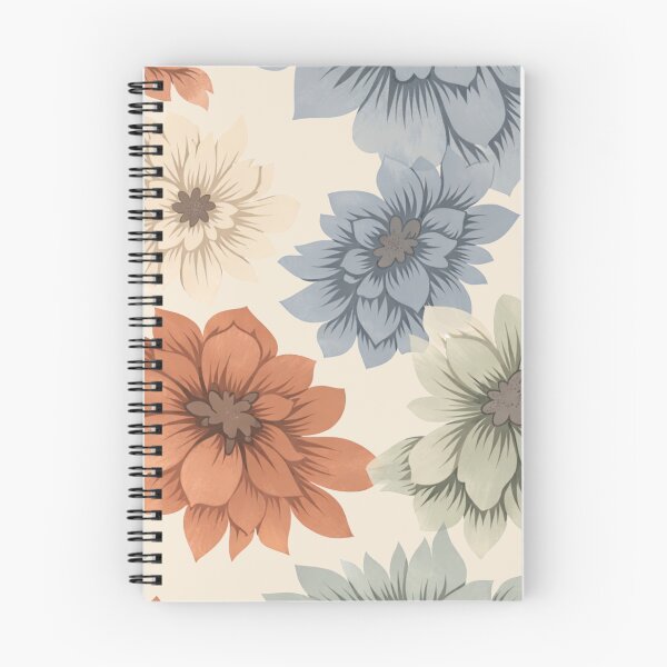 Item preview, Boho Floral Pattern on Warm Cream Background designed and sold by HumanMess.