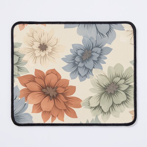 Item preview, Boho Floral Pattern on Warm Cream Background designed and sold by HumanMess.