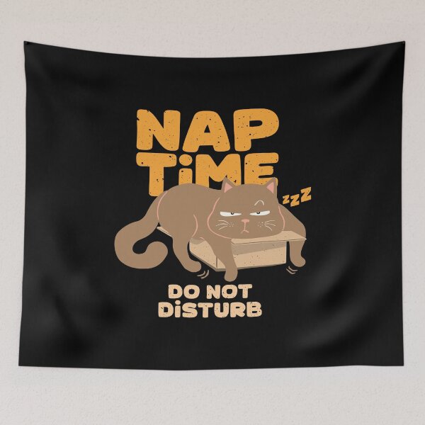 Item preview, Nap Time do not Disturb - Cat Lover designed and sold by LazyCaat.