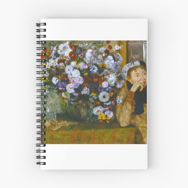 Item preview, Edgar Degas — Woman and Vase of Flowers, Intimate Portrait, 1865 designed and sold by L'Atelier 1888.