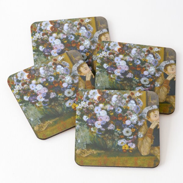 Item preview, Edgar Degas — Woman and Vase of Flowers, Intimate Portrait, 1865 designed and sold by L'Atelier 1888.