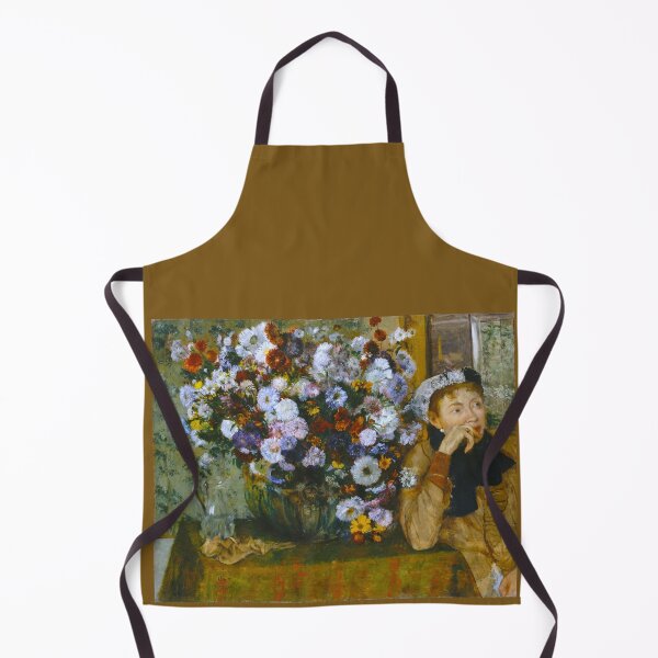 Item preview, Edgar Degas — Woman and Vase of Flowers, Intimate Portrait, 1865 designed and sold by L'Atelier 1888.