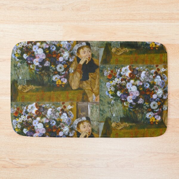Item preview, Edgar Degas — Woman and Vase of Flowers, Intimate Portrait, 1865 designed and sold by L'Atelier 1888.