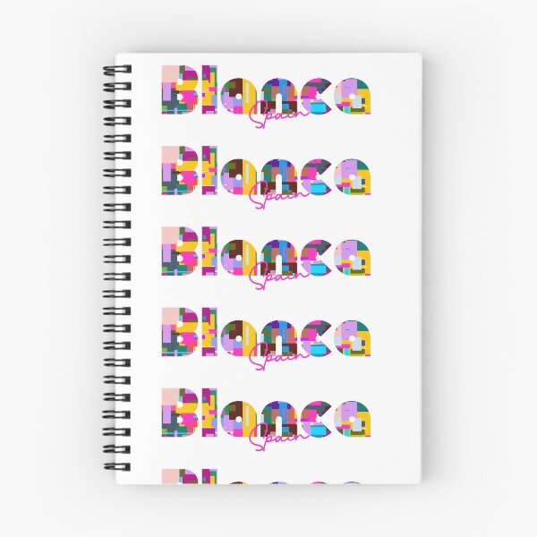 Item preview, Blanca, Spain, Vibrant Abstract City Typography Art designed and sold by Wanderful-roads.
