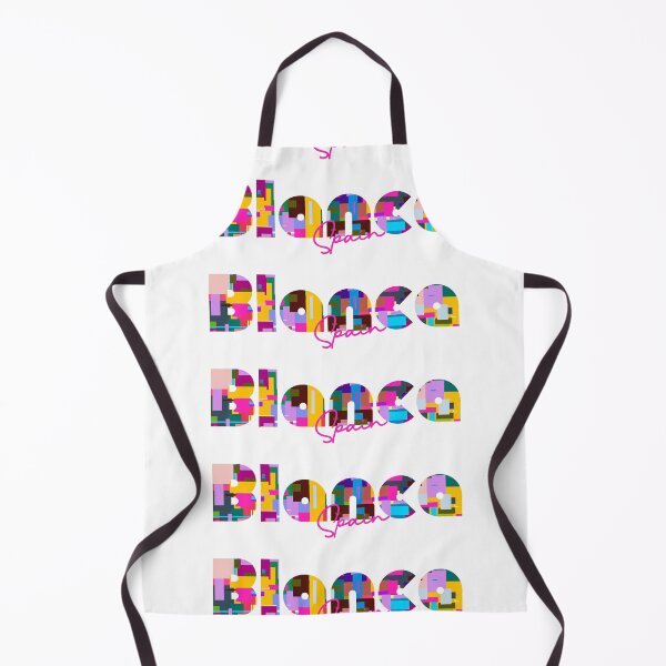 Item preview, Blanca, Spain, Vibrant Abstract City Typography Art designed and sold by Wanderful-roads.