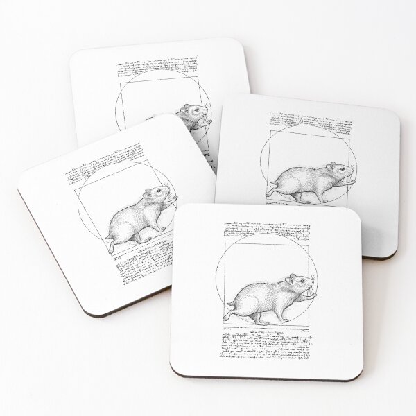 Item preview, Hamster Wheel Funny Ironic Vitruvian Man Leonardo Da Vinci designed and sold by GrandeDuc.