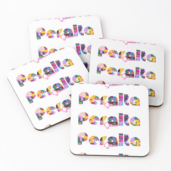 Item preview, Peralta, Spain, Vibrant Abstract City Typography Art designed and sold by Wanderful-roads.
