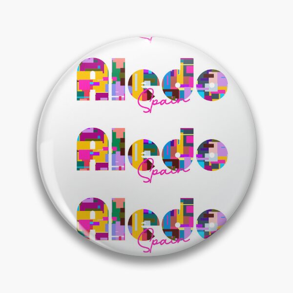 Item preview, Aledo, Spain, Vibrant Abstract City Typography Art designed and sold by Wanderful-roads.