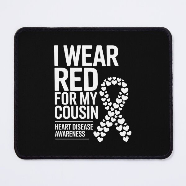 Item preview, I Wear Red for My Cousin CHD Congenital Heart Disease Ribbon designed and sold by Moon-Ape.