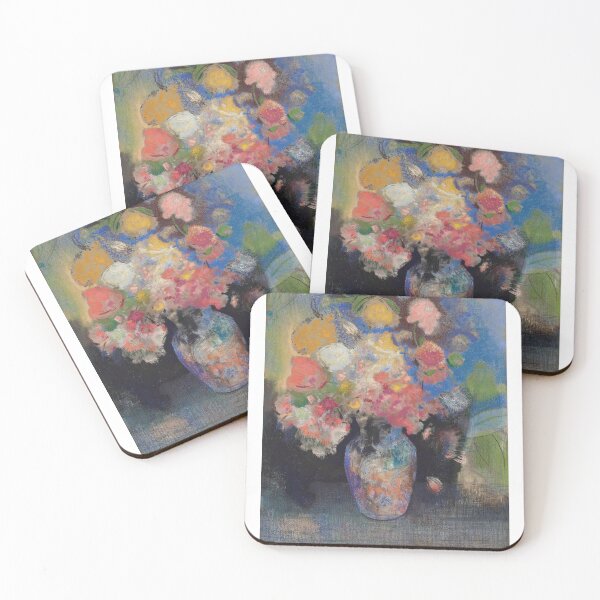 Item preview, Odilon Redon — Bouquet of Flowers, Symbolism and Light, 1900 designed and sold by L'Atelier 1888.