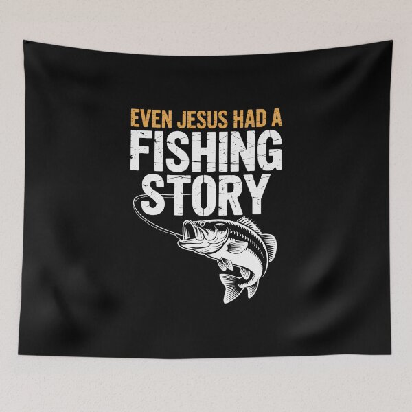 Item preview, Jesus Fishing Fisherman Funny Christian designed and sold by RipleMalphite.