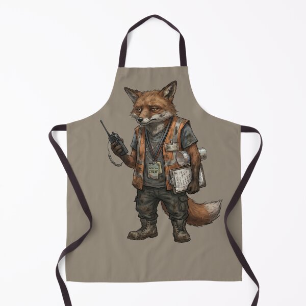 Item preview, The Overworked Backstage Hand | Weary Fox Stage Crew Art designed and sold by Englandbear.