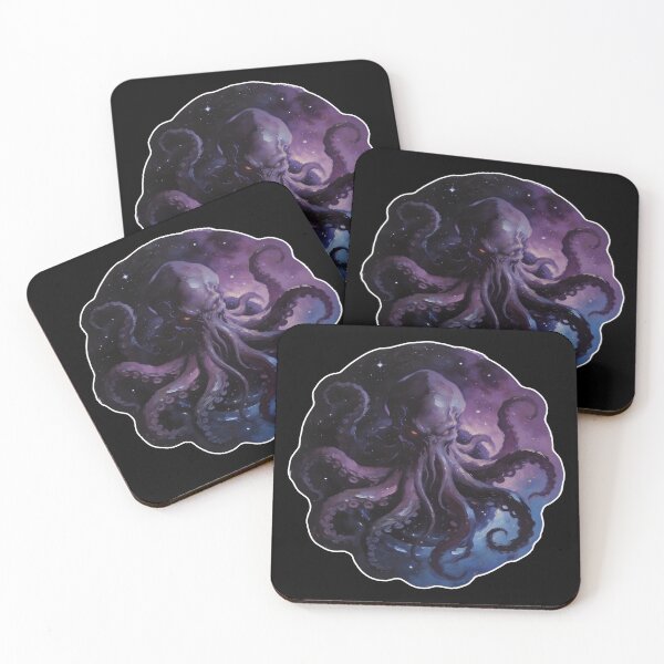 Item preview, Cosmic Octopus Galaxy Creature Dark Space Horror Art designed and sold by cr6zym1nd.