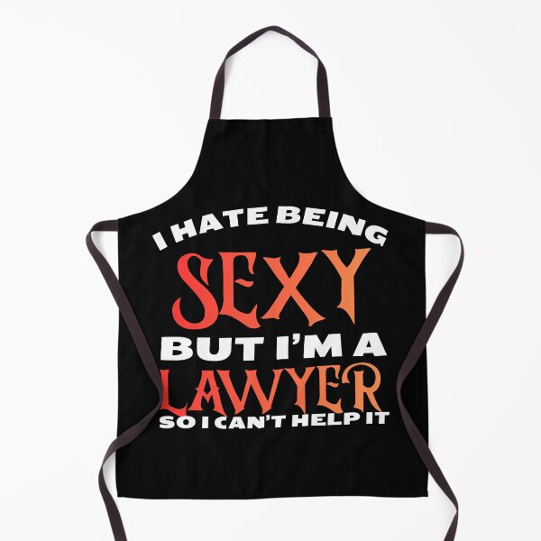 Item preview, I hate being sexy but i'm a lawyer so i can't help it in red Classic Funny T-Shirt designed and sold by OldSkullDesigns.