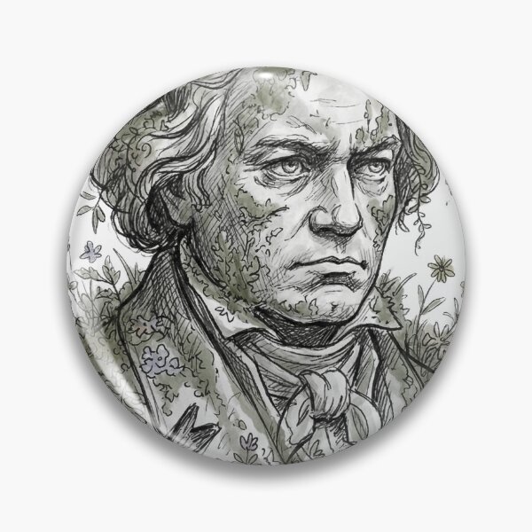 Item preview, Beethoven Reclaimed by Wild Moss and Flowers designed and sold by TheBetaPattern.